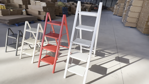 Escalera Plegable Móvil, Silla Plegable, Banco de Trabajo, Escalones Metálicos, Escalera Doméstica de Aluminio, Escalera de Acero al Carbono <span class=keywords><strong>para</strong></span> Taller, Venta al por Mayor - Product Image 5