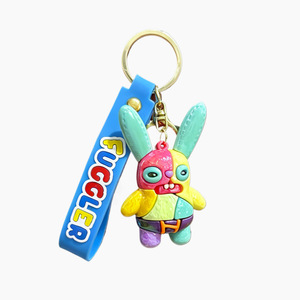 Offre Spéciale – Porte-clés en silicone électroplaqué, motif monstre dentaire 3D mignon, idéal pour les fêtes et cadeaux promotionnels en gros - Product Image 5