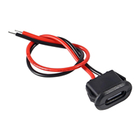 Connecteur de châssis femelle Type-C, 5/10 pièces, prise à sertir directe USB-C, port de charge, câble d'extension d'alimentation 220V