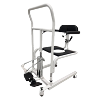 Chaise de levage hydraulique avec trou d'aisance pour le transfert de grue de levage avec trou d'aisance pour déplacer facilement les handicapés vers les toilettes et le canapé