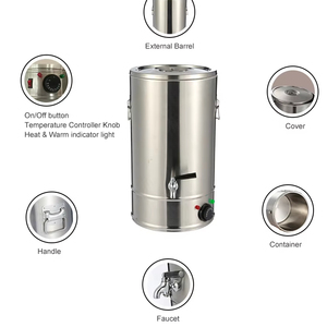 Elektrotermal komersial barel air mendidih barel memasak kapasitas besar isolasi pemanas otomatis Boiler air - Product Image 6