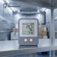 ZenMeasure Gateway Inalámbrico LTE para Monitoreo de Temperatura y Humedad, Dispositivo de Recopilación de Datos para Plataforma en la Nube