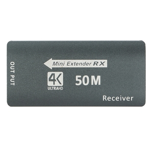 Câble d'extension HDTV 4K avec adaptateur <span class=keywords><strong>Ethernet</strong></span> <span class=keywords><strong>RJ45</strong></span> 50M HD Audio Video Transmitter Receiver <span class=keywords><strong>HDMI</strong></span> Converter 1080P Resolution HDTV - Product Image 4