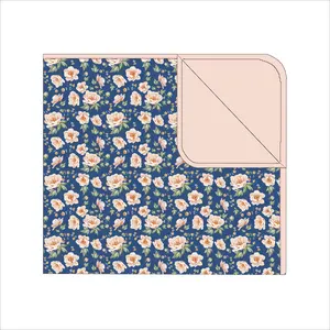 China Supplier Bamboo Baby Blanket Custom Floral Baby Blanket
