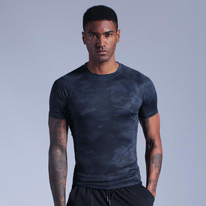 T-shirt de sport léger pour hommes à séchage rapide pour courir avec un mélange de coton doux au toucher - Product Image 4