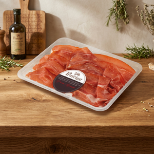 Jamón Italiano de Cerdo Curado y Ahumado Principe Gran Speck de la Mejor Calidad, Rebanado en Frío, Almacenado Refrigerado, Sin Gluten - Product Image 4