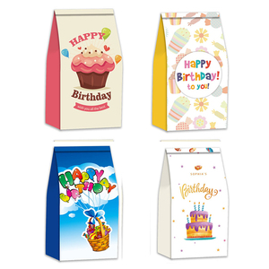 Logotipo personalizado Kraft Paper Luxury Gift & Candy <span class=keywords><strong>Bag</strong></span> para festas Bio-Degradável com impressão offset para embalagens de alimentos açucarados - Product Image 6