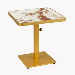 Mesa de Comedor Moderna para Exteriores con Superficie de Piedra Sinterizada para Hotel, Patio, Bar, Bistro, Cafetería y Restaurante - Product Image 1