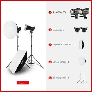 <span class=keywords><strong>Godox</strong></span>-Luz LED de relleno para fotografía, <span class=keywords><strong>SL60W</strong></span>, anclaje para habitación de transmisión - Product Image 6