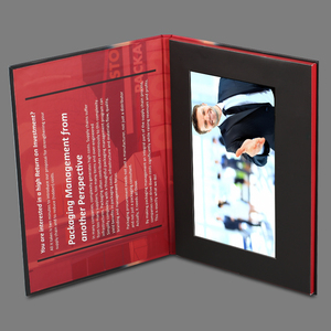 Carte de visite vidéo rigide de 10.1 pouces en gros écran IPS avec interrupteur magnétique - Product Image 5
