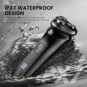 PRITECH Smart Rotary Razor Rasier maschine IPX7 Wasch barer Elektro rasierer mit Pop-up-Trimmer - Product Image 3