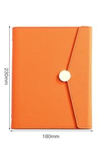 Carnet de notes A5 créatif en cuir véritable avec pages lignées et feuilles mobiles – L'article le plus tendance actuellement - Product Image 6