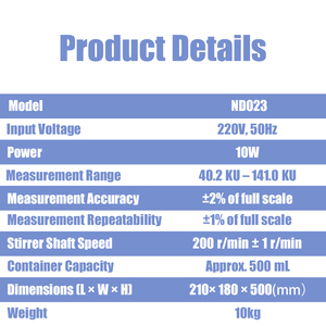 Viscosimètre numérique de laboratoire pour peinture, instrument de contrôle de la qualité - Product Image 6
