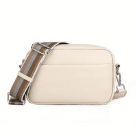 Dropshipping E Commerce Trendy Solid-colour PU Women's Crossbody Bag, Sac à bandoulière tendance avec silhouette carrée