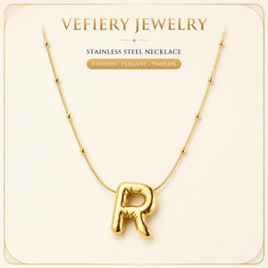 Collar con Colgante de Cadena de Serpiente de Acero Inoxidable Chapado en Oro de Moda para Mujer, Accesorio Moderno y Elegante - Product Image 1