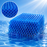 Ensemble de décanteurs à tubes inclinés submersibles pour la clarification des eaux usées des industries laitière et agroalimentaire