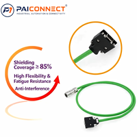 Cable de Codificador para Servomotor Siemens V90 Compatible con PAICONNECT, 6FX3002-2DB12, IP65, Conductor de Cobre Blindado