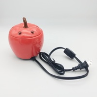 Chauffe-cire électrique en céramique en forme de pomme, brûleur d'aromathérapie, décoration toute saison, cadeau ETL pour l'été, le printemps, l'automne
