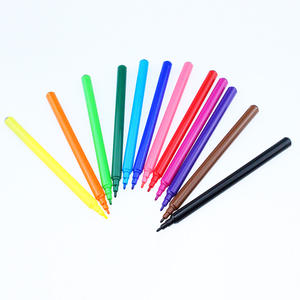 12pcs haute qualité non toxique fabrication fournitures ensemble emballage nouveau design <span class=keywords><strong>12</strong></span> couleur marqueur <span class=keywords><strong>feutre</strong></span> stylo en pvc - Product Image 2