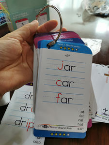 Tarjetas de Memoria Fonéticas Personalizadas Más Vendidas, Impresión a Doble Cara, Tarjetas de Juegos Educativos Científicos, Tarjetas de Aprendizaje de Papel - Product Image 4