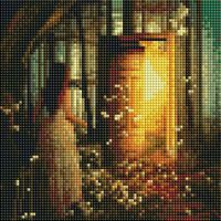 Nouveauté, kit de peinture au diamant 5D en cristal de forêt magique, décoration de salon, coffret cadeau de Noël