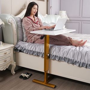 Dizüstü bilgisayar masası pnömatik kaldırma ayaklı masa yüksekliği ayarlanabilir çalışma masası başucu tembel masa kaldırma masası - Product Image 6