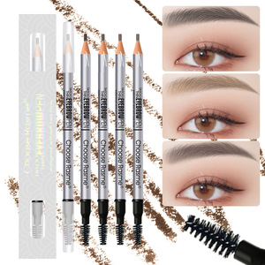 <span class=keywords><strong>Crayon</strong></span> à <span class=keywords><strong>sourcils</strong></span> professionnel personnalisé à double embout, doux, imperméable, minéral, naturel, avec pinceau, <span class=keywords><strong>crayon</strong></span> à <span class=keywords><strong>sourcils</strong></span> en bois de haute qualité - Product Image 1