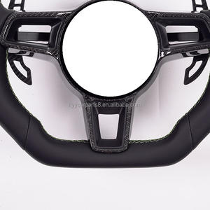 Volante de Cuero de Color <span class=keywords><strong>Clásico</strong></span> para Automóviles Porsche Panamera, Macan, Cayenne, 918, 911, 718, 970, 971, 958, Accesorios Automotrices - Product Image 2