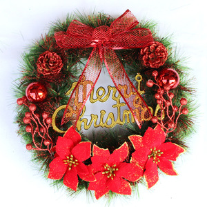 Guirlande <span class=keywords><strong>de</strong></span> Noë<span class=keywords><strong>l</strong></span> artificielle en PVC avec aiguilles <span class=keywords><strong>de</strong></span> pin décorées <span class=keywords><strong>pour</strong></span> <span class=keywords><strong>l</strong></span>'<span class=keywords><strong>extérieur</strong></span> 2024 - Product Image 4