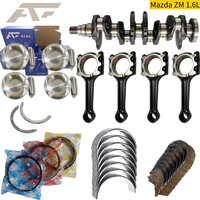 AKF Car Engine ZM Auto Engine Systems Crankshaft Connecting Rod Piston & Rings Bearings Set for Mazda 1.6L