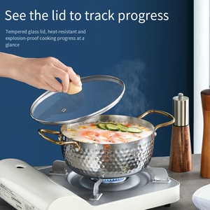 <span class=keywords><strong>Casserole</strong></span> en acier inoxydable de qualité supérieure, antiadhésive, poêle <span class=keywords><strong>à</strong></span> <span class=keywords><strong>spaghetti</strong></span> professionnelle, double anse, compatible avec les plaques <span class=keywords><strong>à</strong></span> induction, design classique - Product Image 6
