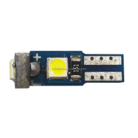 T5 W3W ampoule LED 3030 3SMD W3W W1.2W Canbus voiture intérieur tableau de bord indicateur de réchauffement Auto Instrument lampe pour DC 12V Wedge