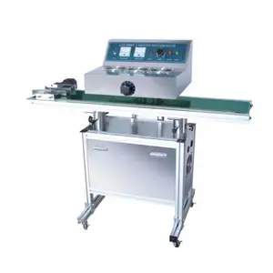 Air-Cooled Floor Type Continuous Induction Sealing Machine,Electromagnetic Induction Aluminum Foil Capper