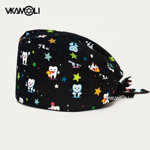 Oltre 1000 Tipi di Cappelli Chirurgici Stampati per Donne e Uomini, Cappelli Funzionali per Infermieri, Facilmente Regolabili con Laccetti Posteriori - Product Image 1