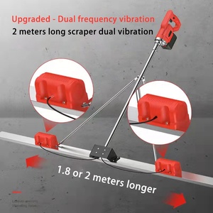Règle de raclage de béton grande taille NEOBRISKEN, portative, à batterie lithium avec fonction de vibration pour le ponçage N123, en aluminium - Product Image 4