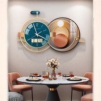 Horloges murales numériques à grand écran LCD nordique créatif moderne pour la décoration de la maison
