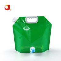 Pochette en plastique personnalisée de 5 litres pour bec verseur de boisson, sac d'emballage avec robinet