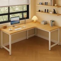 Bureau de jeu ergonomique en forme de L, poste de travail PC convertible pour bureau à domicile, portable, gain de place, pliable, facile à assembler, réglable