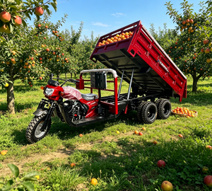 Promotion Afrique : Tricycle utilitaire <span class=keywords><strong>à</strong></span> benne basculante, <span class=keywords><strong>à</strong></span> carrosserie ouverte, pour le transport de marchandises agricoles, <span class=keywords><strong>à</strong></span> essence, modèle transfrontalier, Nine-wheeler - Product Image 4