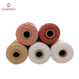 Top Ranking del fornitore della Cina <span class=keywords><strong>Filato</strong></span> di macramè 3mm 100% cotone riciclato <span class=keywords><strong>per</strong></span> l'artigianato - Product Image 6