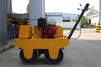 Mini-compacteur routier vibrant à double tambour de 0,8 tonne, homologué CE