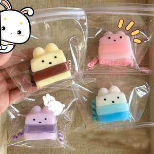 5cm Cartoon <b>Rabbit</b> Bunny Sandwich Squeeze <b>Toy</b> Silicone Plastic Fidget <b>Toy</b> <b>for</b> Stress Relief Decompression <b>Toy</b> - Product Image 1