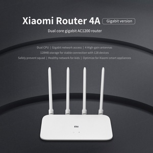 Đối với <span class=keywords><strong>Xiaomi</strong></span> <span class=keywords><strong>Mi</strong></span> 4A 4G <span class=keywords><strong>Wifi</strong></span> Gigabit <span class=keywords><strong>Router</strong></span> phiên bản 2.4Ghz 5GHz <span class=keywords><strong>Wifi</strong></span> 16Mb Rom 128Mb DDR3 tăng cao 4 ăng ten ứng dụng điều khiển từ xa IPv6 - Product Image 2