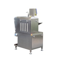 Convoyeur à bande en acier inoxydable Machine à fileter les poitrines de poulet Petite poitrine de poulet horizontale Trancheuse à viande fraîche Steak Bacon