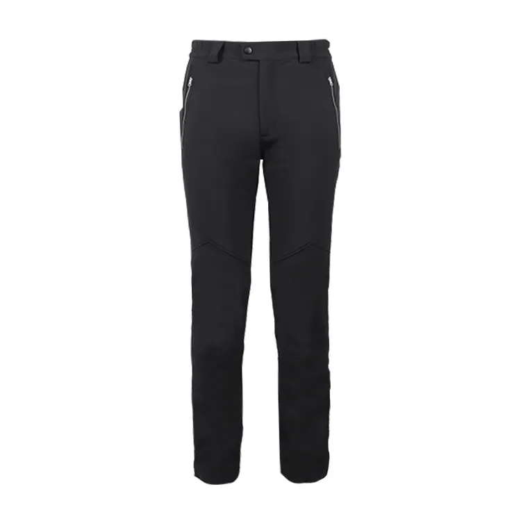 High Quality Black Plain Polyester Men Outdoor Trouser Waterproof Breathable Sport Climbing Pants