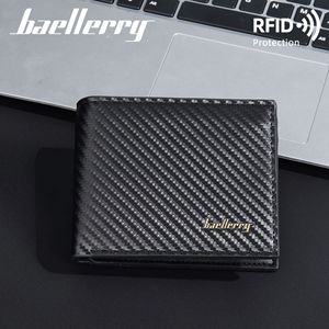 Baellerry Men's Short <b>Wallet</b> Black <b>RFID</b> Protection Zipper Pocket Everyday Use - Product Image 4