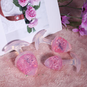 ปลั๊กก้นรูปทรงเกาลัดหลากสีทำจากซิลิโคนนุ่มพร้อมลายเส้นสำหรับผู้ใหญ่ - Product Image 6