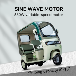 Triciclo Eléctrico con Techo, Ideal para <span class=keywords><strong>Adultos</strong></span>, Vehículo de Transporte Multifuncional de Tres Ruedas - Product Image 3