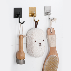 Customized Adhesive <strong>Multi</strong>-Purpose <strong>Hooks</strong> and Loop Wall Mounted Single Coat <strong>Hook</strong> Bag Hanger Table <strong>Hook</strong> - Product Image 5