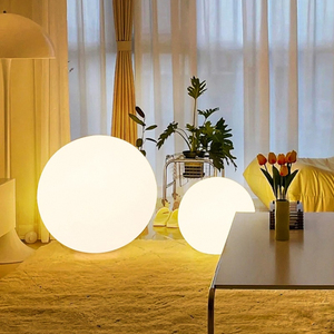 Đèn ngủ hình tròn Lumind, đèn ngủ ban công, đèn sân vườn đá, ánh sáng lãng mạn - Product Image 1